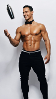 Bassim-topless-waiter-sydney-mixer