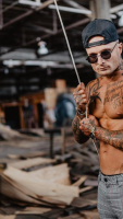 Male-Topless-Waiter-Dominic-K-Hobart-Tasmania-Magic-Men
