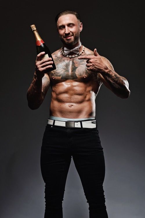 Robbie Male Topless Waiter Sydney